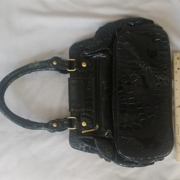 Vintage Chloe Elsie embossed croc leather gold bag - Picture 2 of 8